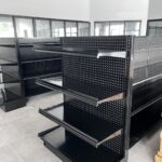 Gondola Shelving Display Unit 4Ft Wide & 6 Ft High With Base Shelf