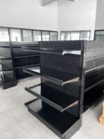 Gondola Shelving Display Unit 4Ft Wide & 6 Ft High With Base Shelf